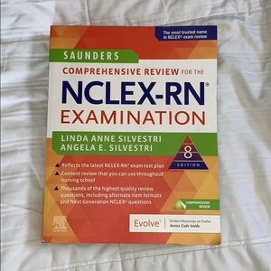Brand new Saunders 8th edition NCLEX book